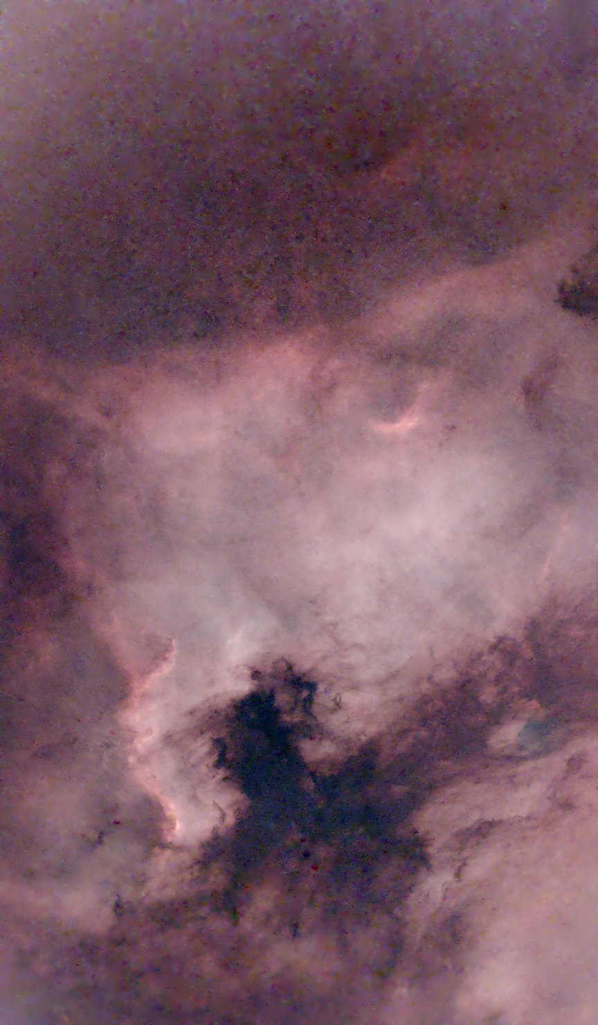 The nebula layer, with stars, sky glow and grain removed