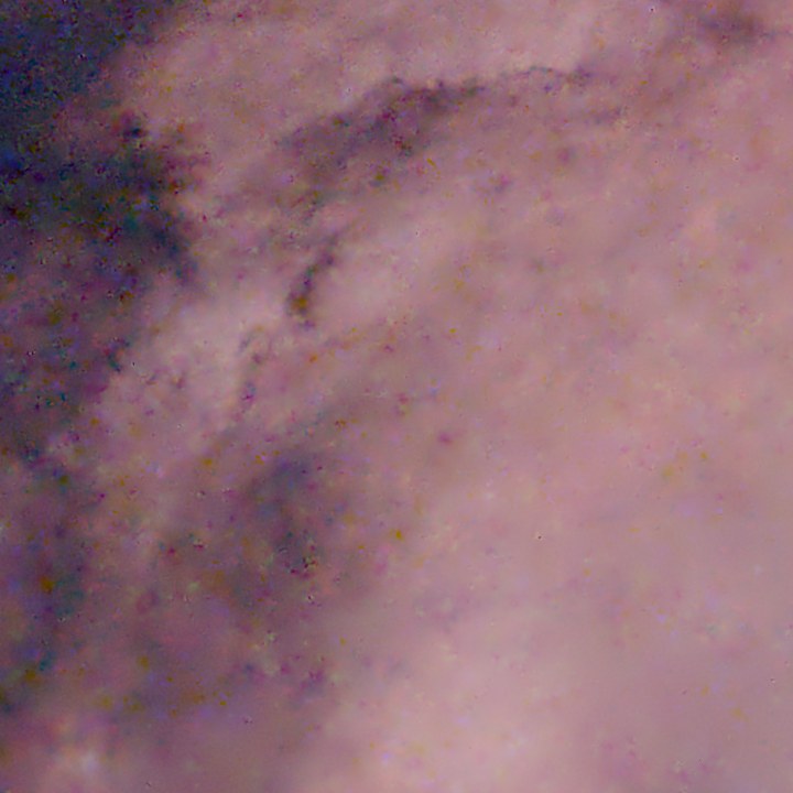 Inside the Pelican Nebula, starless and noise-reduced, at full resolution