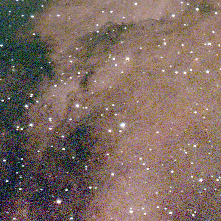 Inside the Pelican Nebula as captured, at full resolution