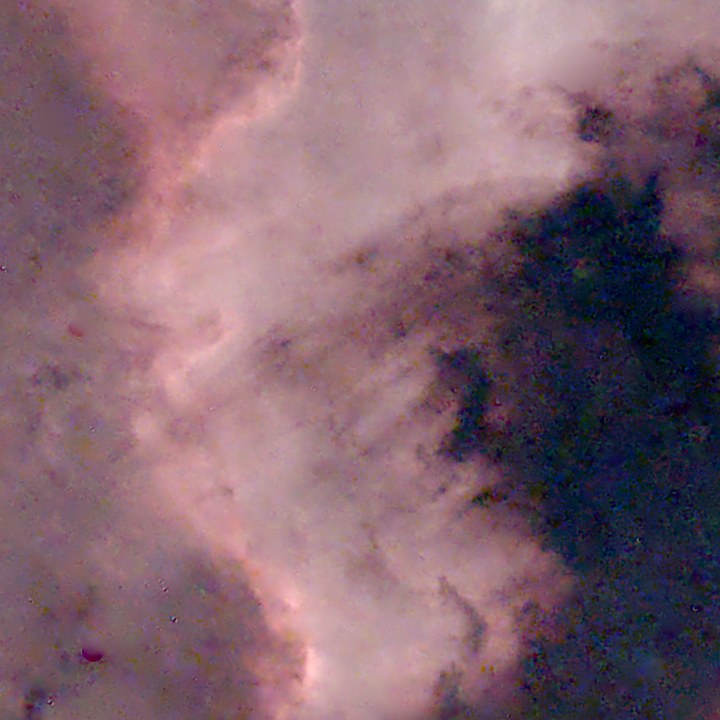 The Cygnus Wall, starless and noise-reduced, at full resolution