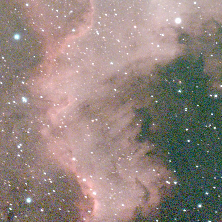 The Cygnus Wall as captured, at full resolution