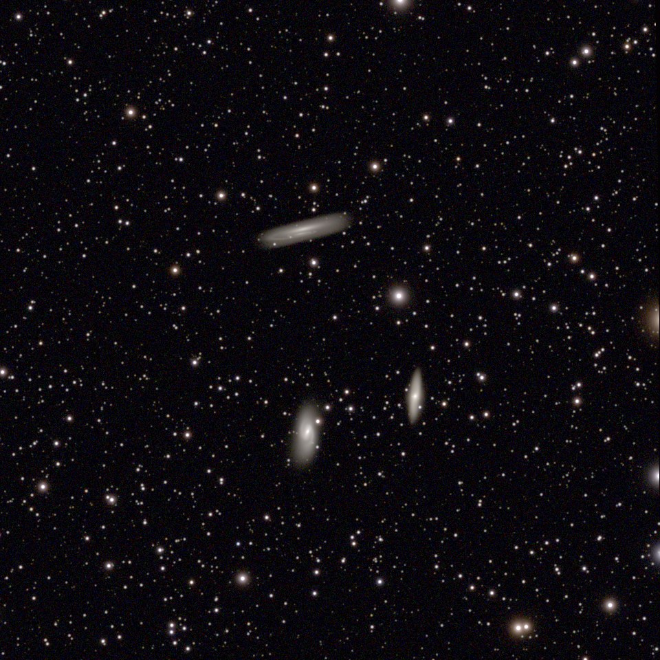 The Leo Triplet, synthetic stack