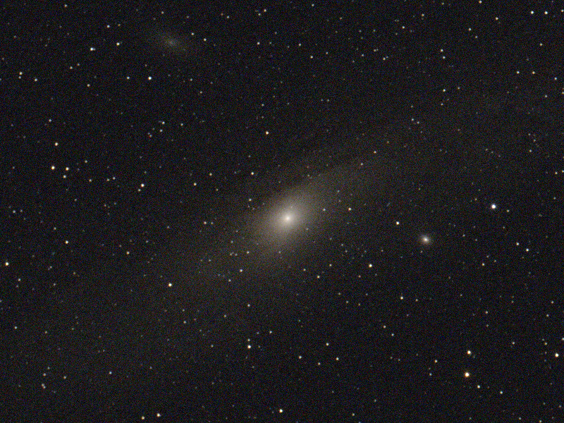 Real frame of M 31.